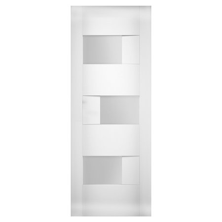 VDOMDOORS Slab Interior Door, 28" x 80", White SETE6933S-WS-28
